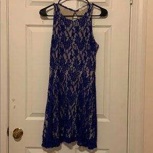 Blue Flowy Dress